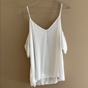 American Eagle Soft & Sexy Women’s White Off-Shoulder Top